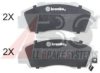 A.B.S. 36737S Brake Pad Set, disc brake